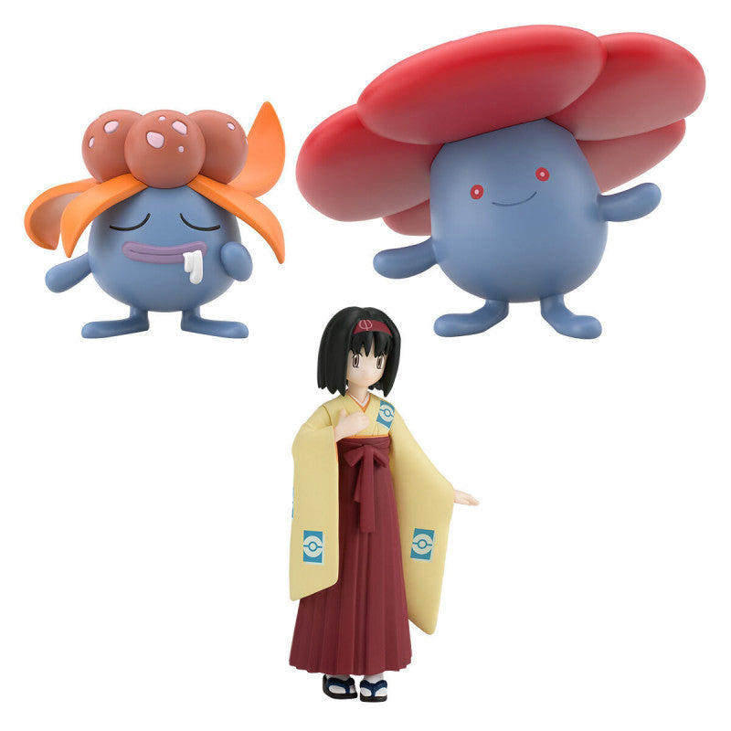 Figures Erika ＆ Gloom ＆ Vileplume Pokémon Scale World Kanto