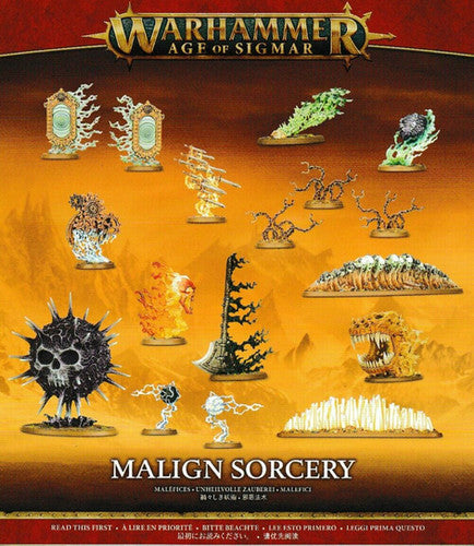 Games Workshop - Warhammer Age of Sigmar - Malign Sorcery Spells (Endless Spells/Manifestation Lores)
