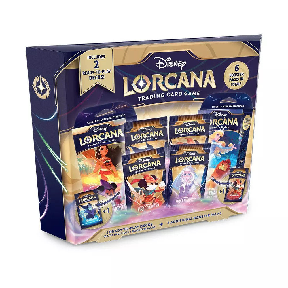 Disney Lorcana TCG: The First Chapter Starter Blister Bundle Gift Set