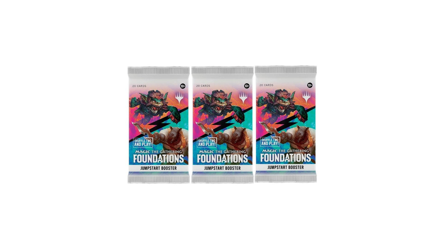 3 Packs MTG Jumpstart Booster Pack Lot MTG Foundations