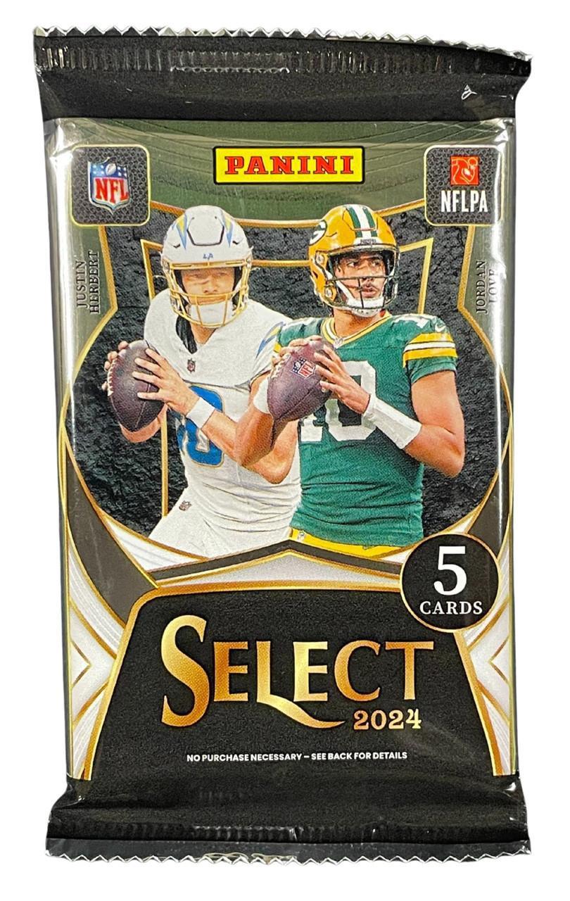 2024 Panini Select Football – Hanger Box (Black & Gold Prizms)