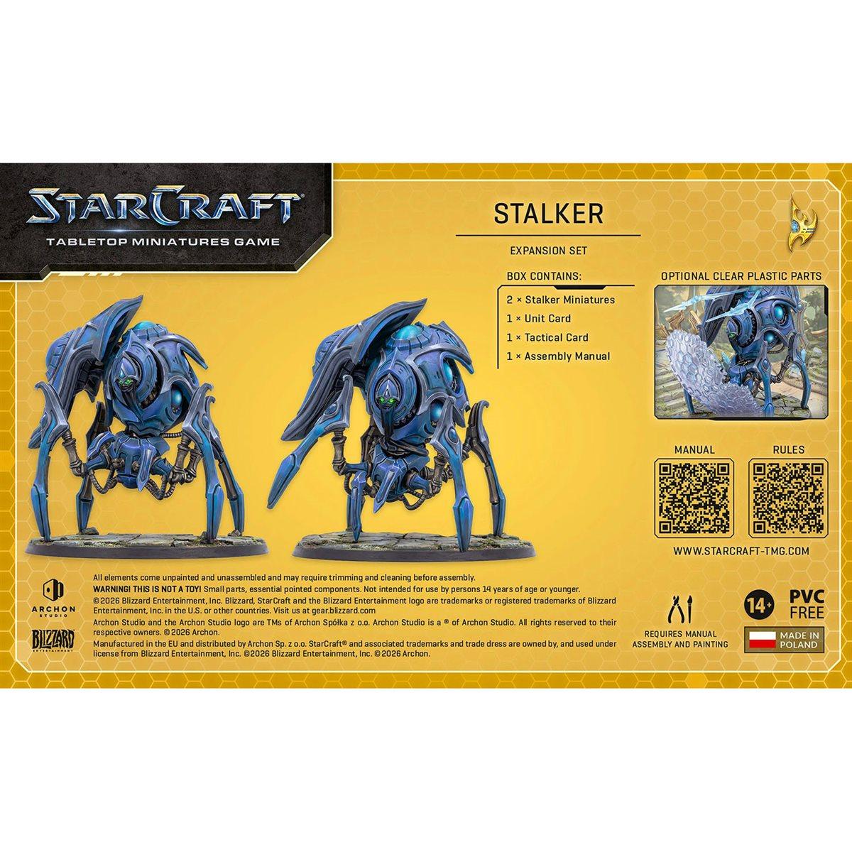 Archon Studio StarCraft: The Miniatures Game – Protoss Stalker Expansion Set – 2 Unpainted Miniatures
