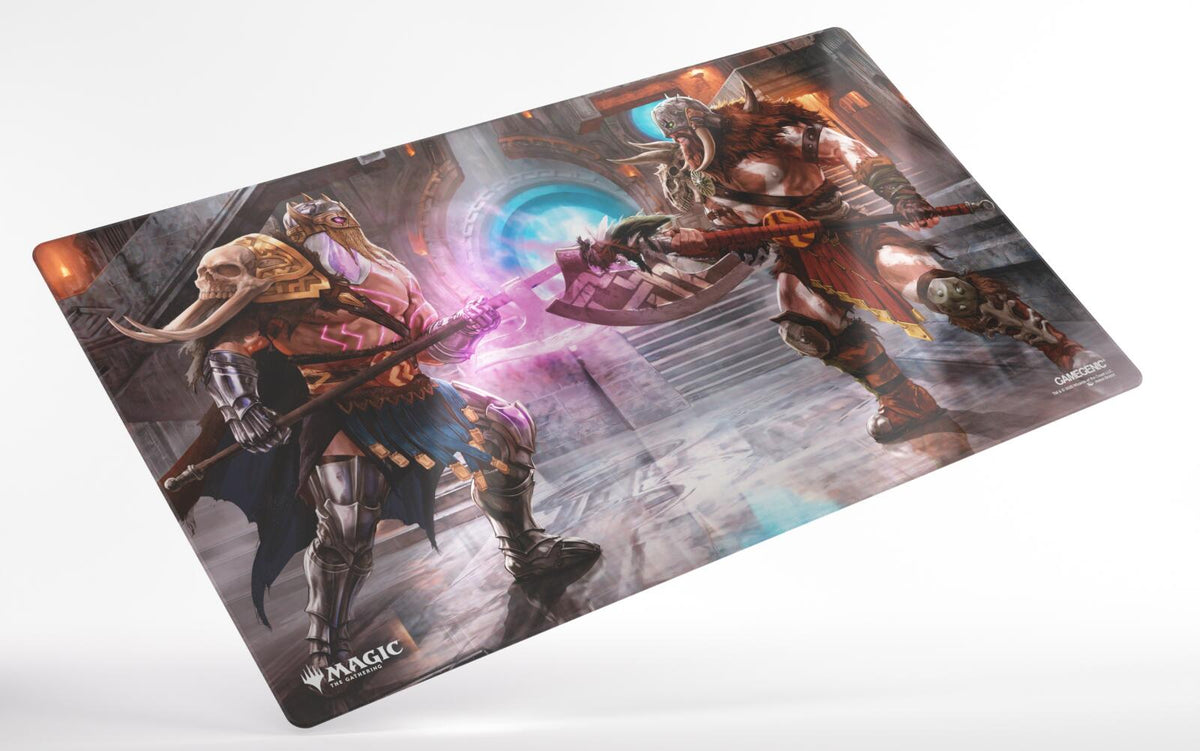Gamegenic Magic: The Gathering—Reality Fracture Shiny Playmat - Garruk of the Veil / Garruk, Uncursed