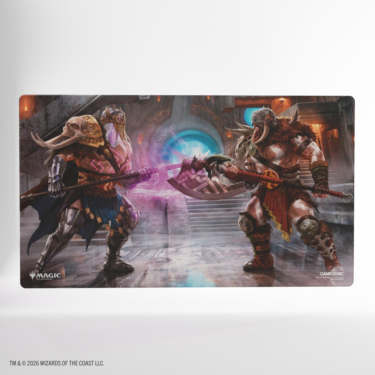 Gamegenic Magic: The Gathering—Reality Fracture Shiny Playmat - Garruk of the Veil / Garruk, Uncursed
