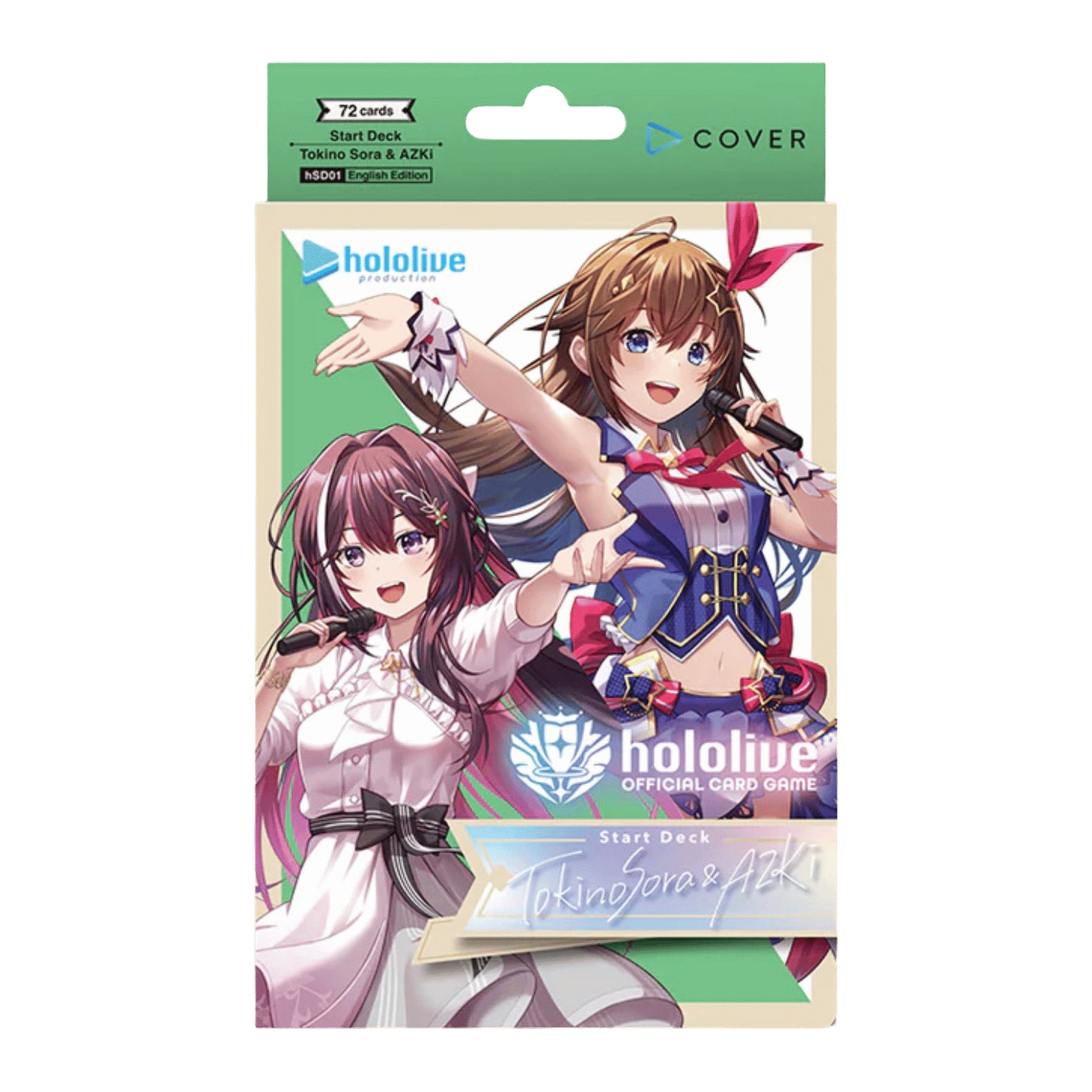Hololive Official Card Game: Tokino Sora & AZKi Start Deck - 72 Cards