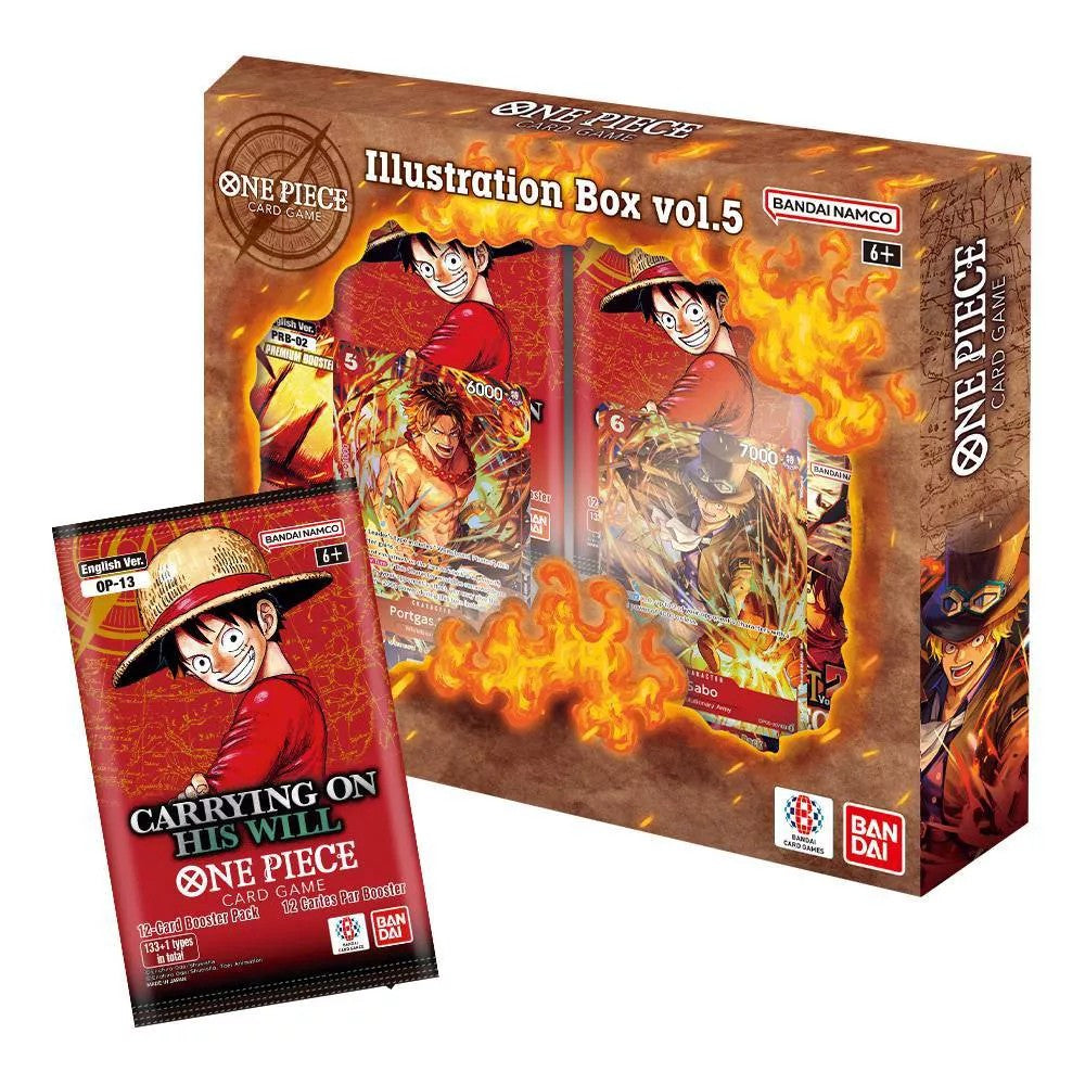 One Piece TCG: Illustration Box Vol. 5 (IB-05) - 4 Packs, Promos