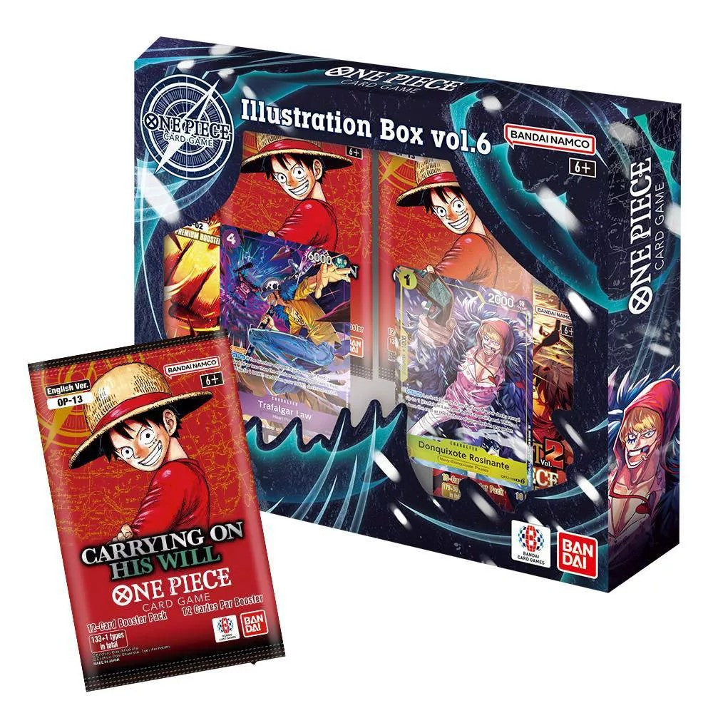 One Piece TCG: Illustration Box Vol. 6 (IB-06) - 4 Packs, Promos