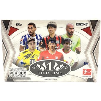 2021 Topps Tier One Bundesliga Soccer Hobby Box