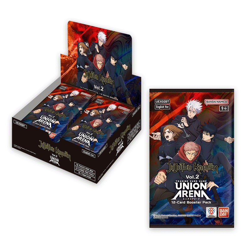 Union Arena Card Game: Booster Box Jujutsu Kaisen Vol. 2 (UEX02BT) - 16 Packs