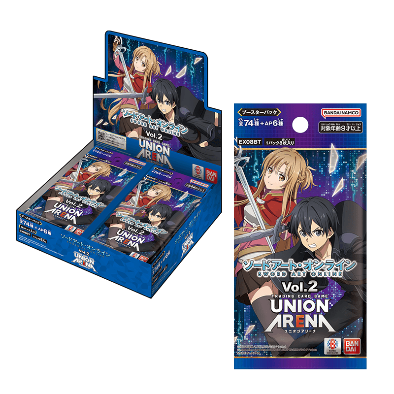 Union Arena CCG: Sword Art Online Vol. 02 Booster Box (UEX06BT) - 16 Packs - Presale Ships 01/30/2026