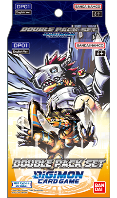 Bandai | Digimon Card Game: Double Pack Set (DP01) | Trading Card Game | Ages 6+ | 1+ Players