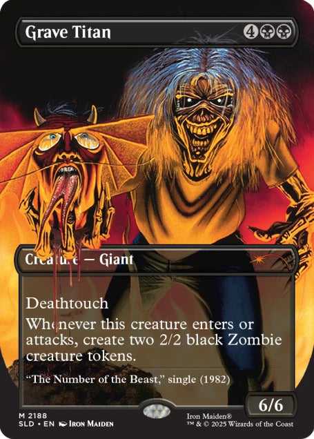 Magic the Gathering Secret Lair x Iron Maiden: Album Art (Foil)