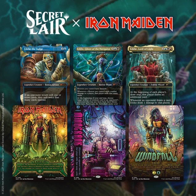 Magic the Gathering Secret Lair x Iron Maiden: Eddie Unchained (Non-Foil)