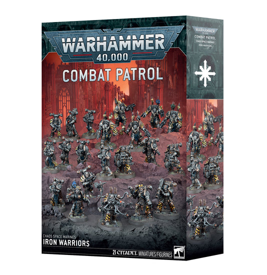 Games Workshop - Warhammer 40K - Chaos Space Marines - Iron Warriors Combat Patrol 2026