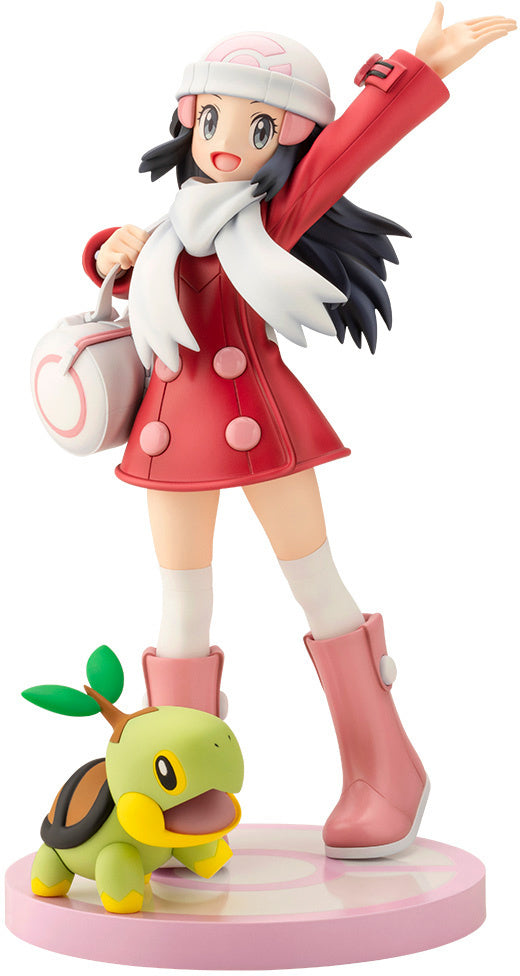 Kotobukiya: Pokemon Dawn with Turtwig ARTFX J Statue