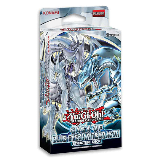 Yu-Gi-Oh! Structure Deck Display - Saga of the Blue-Eyes White Dragon (Unlimited) (Display of 8)