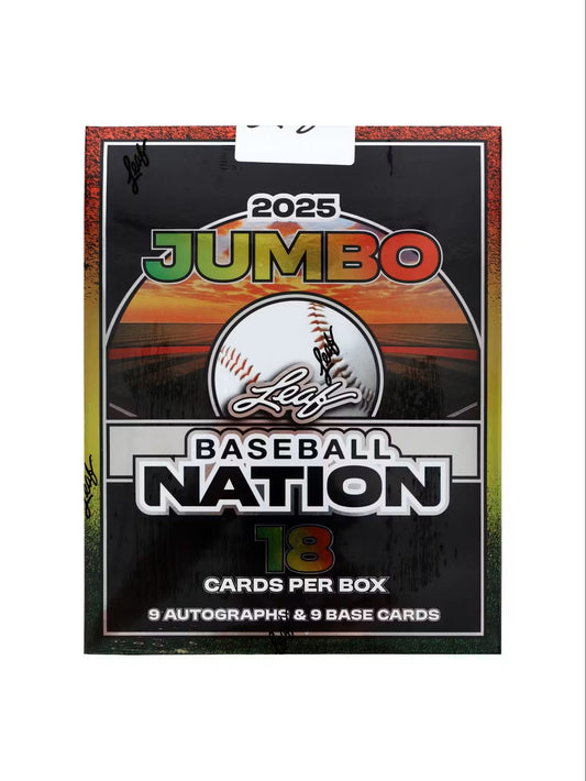 Leaf 2025 Baseball Nation Hobby Jumbo Box