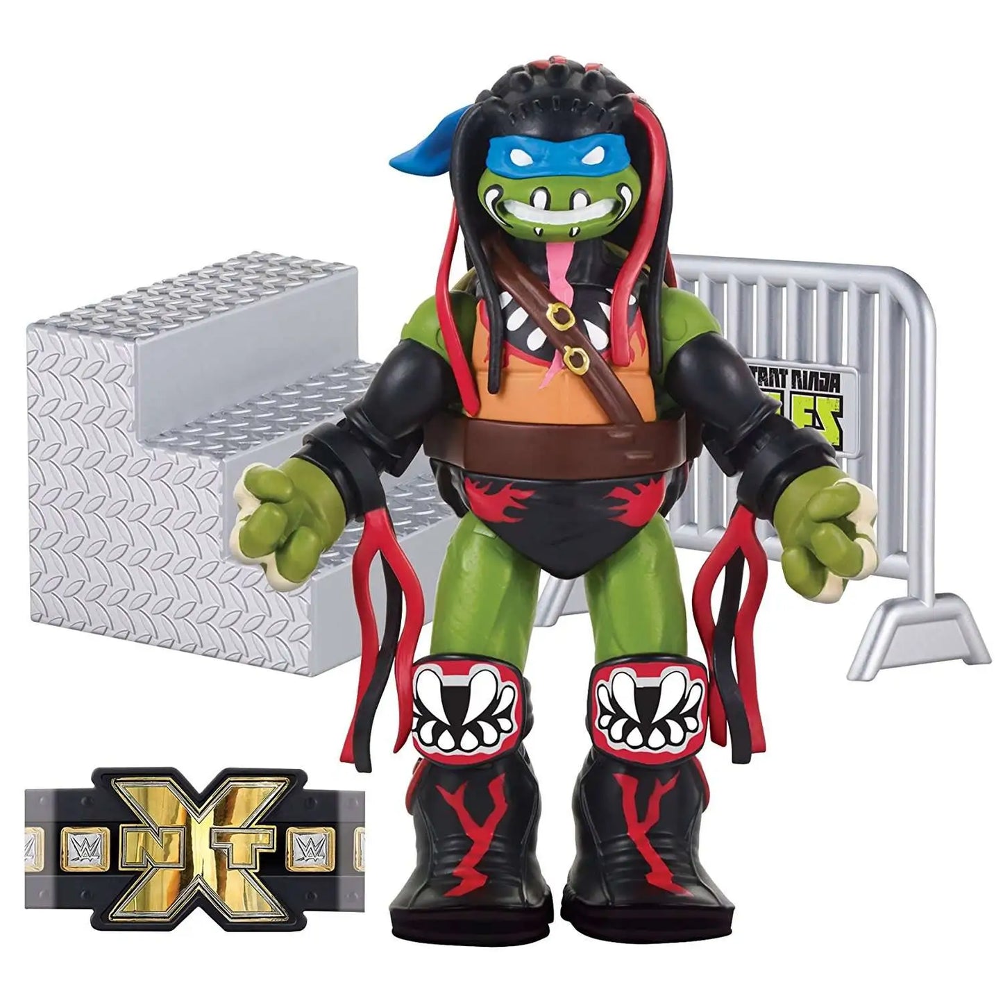 Teenage Mutant Ninja Turtles Nickelodeon WWE Superstars Leo as Finn Balor Action Figure