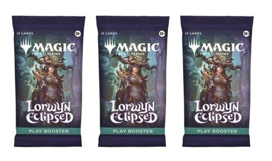 3 Packs Magic The Gathering Play Booster Pack Lot MTG Lorwyn Eclipsed