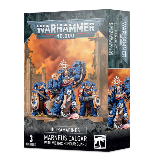 Games Workshop - Warhammer 40K - Ultramarines - Marneus Calgar with Victrix Honour Guard