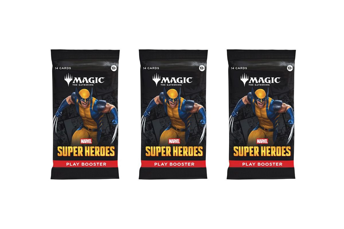 Magic: The Gathering Marvel Super Heroes Play Booster Pack Lot - 3 Packs - Presale Ships 06/26/2026