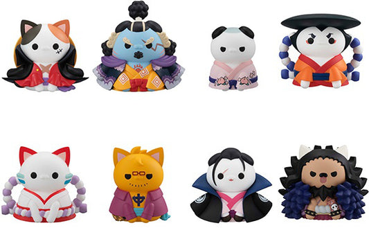 MEGA CAT PROJECT One Piece Nyan Peace Meow! Luffy and Wano Country Edition: 1Box (8pcs)