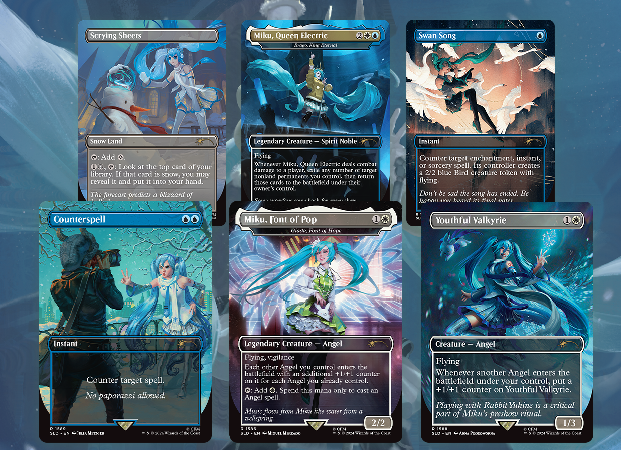 Magic the Gathering Secret Lair x Hatsune Miku: Winter Diva English Edition (Foil)