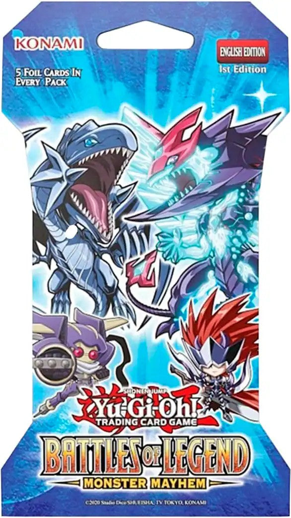 Yu-Gi-Oh! - Battles of Legend Monster Mayhem Booster Pack (1st Edition) - 5 Cards