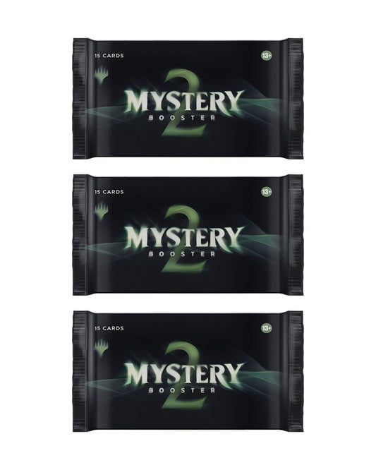3 Packs MTG Draft Booster Pack Lot MTG Mystery Booster 2
