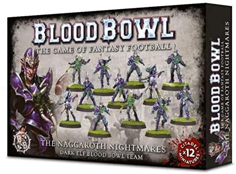 Games Workshop - Blood Bowl - Dark Elf Blood Bowl Team - The Naggaroth Nightmares