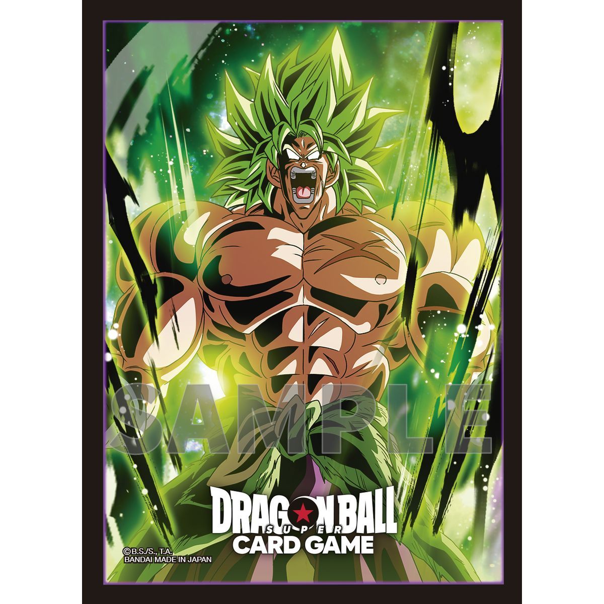 Dragon Ball Super Fusion World Broly Card Case & Sleeves Set 04 (64ct) - Broly