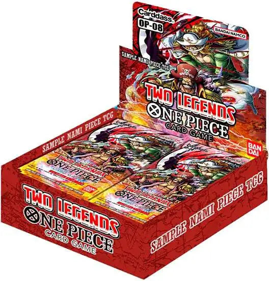 ONE PIECE TCG: TWO LEGENDS BOOSTER BOX (OP 08) (12 BOXES) Preorder: Re ...