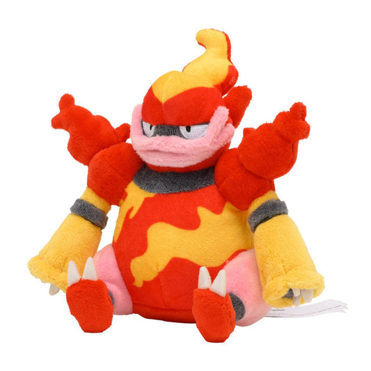 Pokemon Center: Sitting Cuties: Magmortar Plush # 467 -  Generation 4 - 6 In