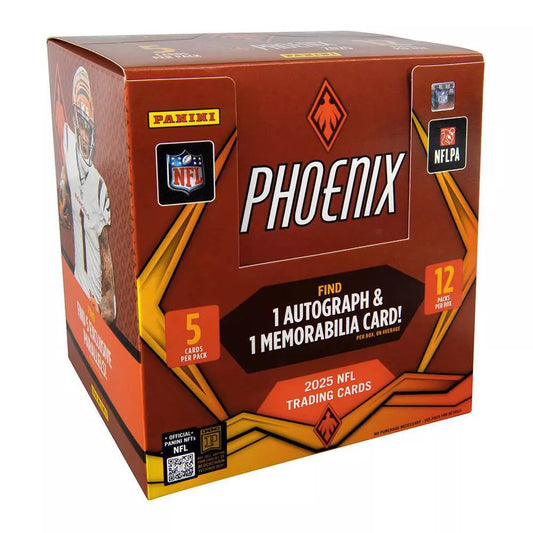 Panini 2025 Phoenix Football Hobby Preferred Box (2 Autographs Per Box Including 1 Rookie Patch Autograph)