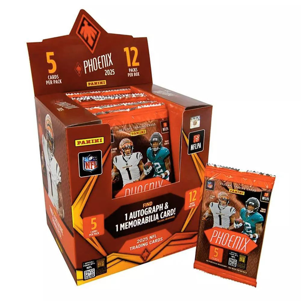 Panini 2025 Phoenix Football Hobby Preferred Box (2 Autographs Per Box Including 1 Rookie Patch Autograph)