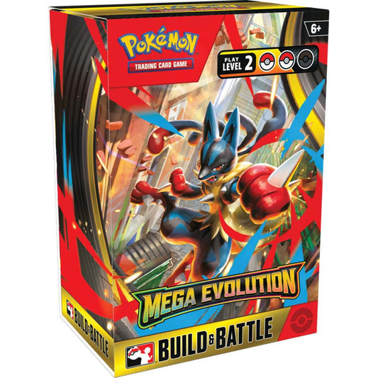 Pokemon TCG: Mega Evolution Build & Battle Box - 4 Packs - Presale Ships 10/10/2025