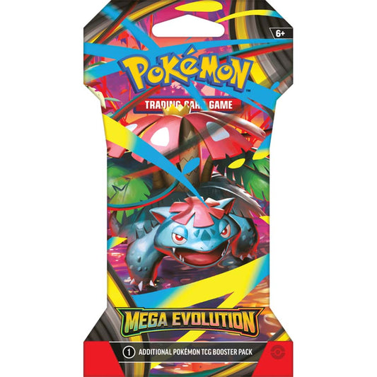 Pokemon TCG: Mega Evolution Sleeved Booster Pack - 10 Cards - Presale Ships 09/26/2025