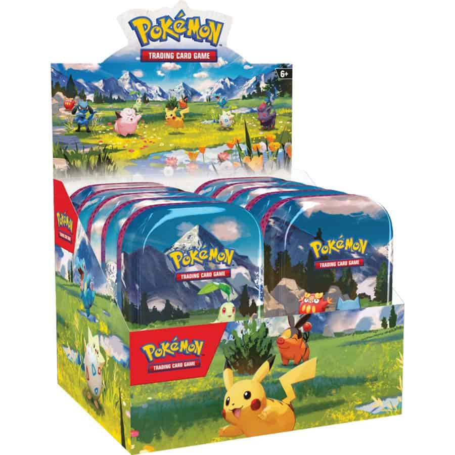 Pokemon TCG: Mega Evolution: Ascended Heroes Mini Tin Display (10 Units - 2 of Each) - Presale Ships 02/20/2026