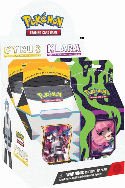 Pokemon TCG: Premium Tournament Collection Display - Cyrus & Klara (2 of Each)