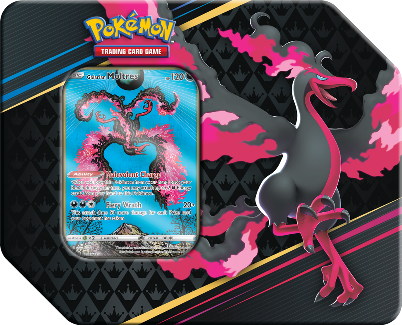 Pokemon TCG: Crown Zenith Tin - Galarian Moltres