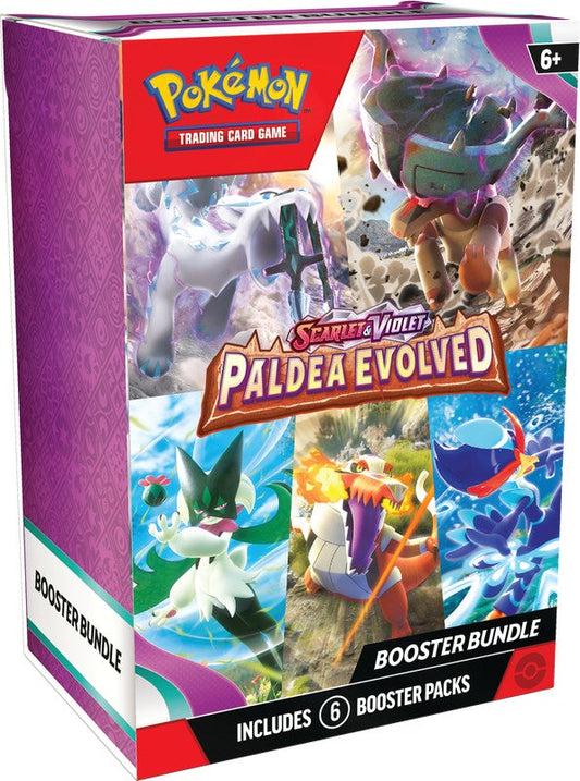 Pokemon TCG: Pokemon Scarlet and Violet 2 Paldea Evolved Booster Bundle - Preorder - Release Date: June 9th 2023
