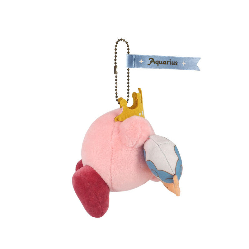 SAN-EI EA-HC11 Kirby Kirby Horoscope Collection, Aquarius Mascot, W 4.3 x D 3.9 x H 4.1 inches (11 x 10 x 10.5 cm), Plush Mascot