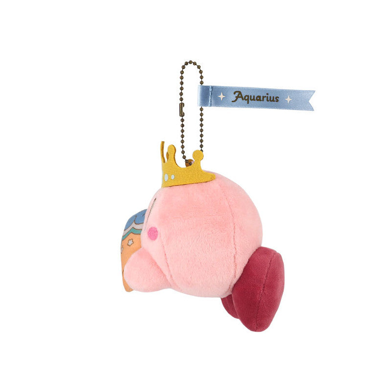 SAN-EI EA-HC11 Kirby Kirby Horoscope Collection, Aquarius Mascot, W 4.3 x D 3.9 x H 4.1 inches (11 x 10 x 10.5 cm), Plush Mascot