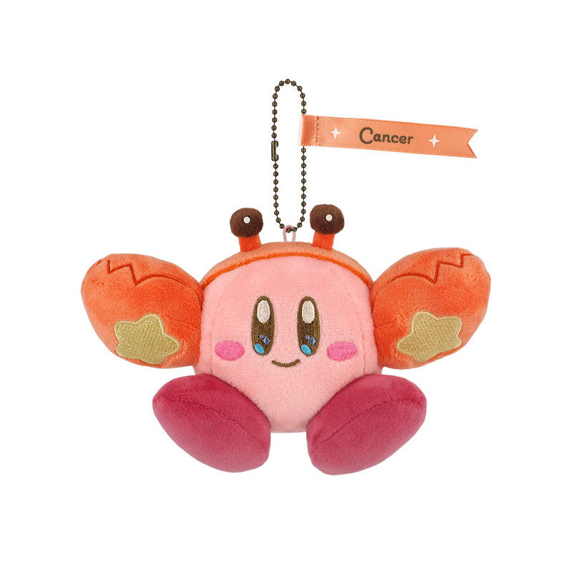 SAN-EI EA-HC04 Kirby Kirby Horoscope Collection, Cancer Mascot, W 6.7 x D 3.0 x H 3.9 inches (17 x 7.5 x 10 cm), Plush Mascot