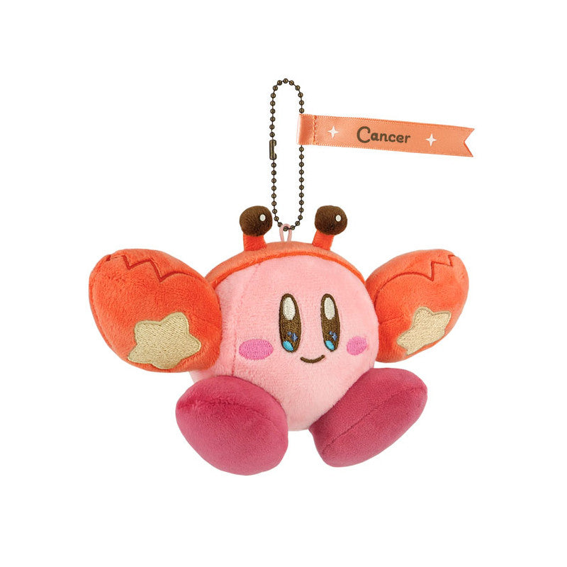 SAN-EI EA-HC04 Kirby Kirby Horoscope Collection, Cancer Mascot, W 6.7 x D 3.0 x H 3.9 inches (17 x 7.5 x 10 cm), Plush Mascot