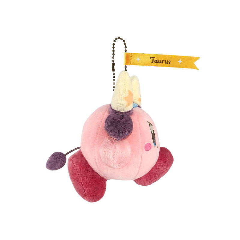 SAN-EI EA-HC02 Kirby Kirby Horoscope Collection Mascot, Taurus, Plush Toy, Height 5.1 inches (13 cm)