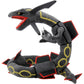 TAKARA TOMY Pocket Monster Pokemon Black Shiny Rayquaza Plush Doll Stuffed Toy 35cm