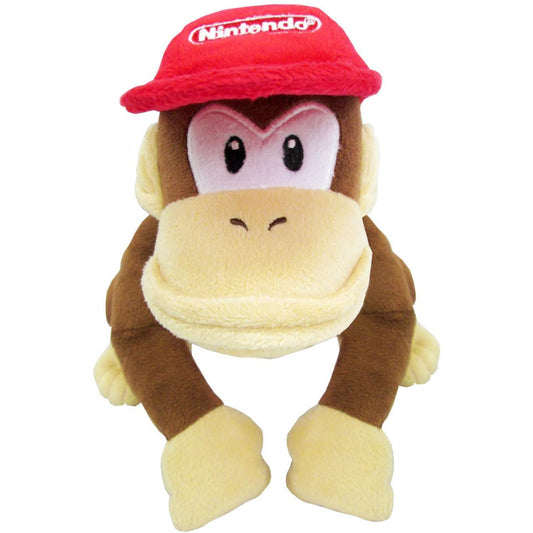 Little Buddy Super Mario All Star Collection 1587 Diddy Kong Stuffed Plush, 9"
