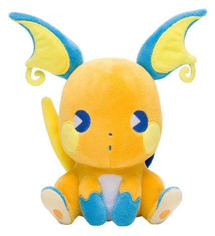 Pokemon Center: Raichu Pokemon Saiko Soda Plush - 6 Inch