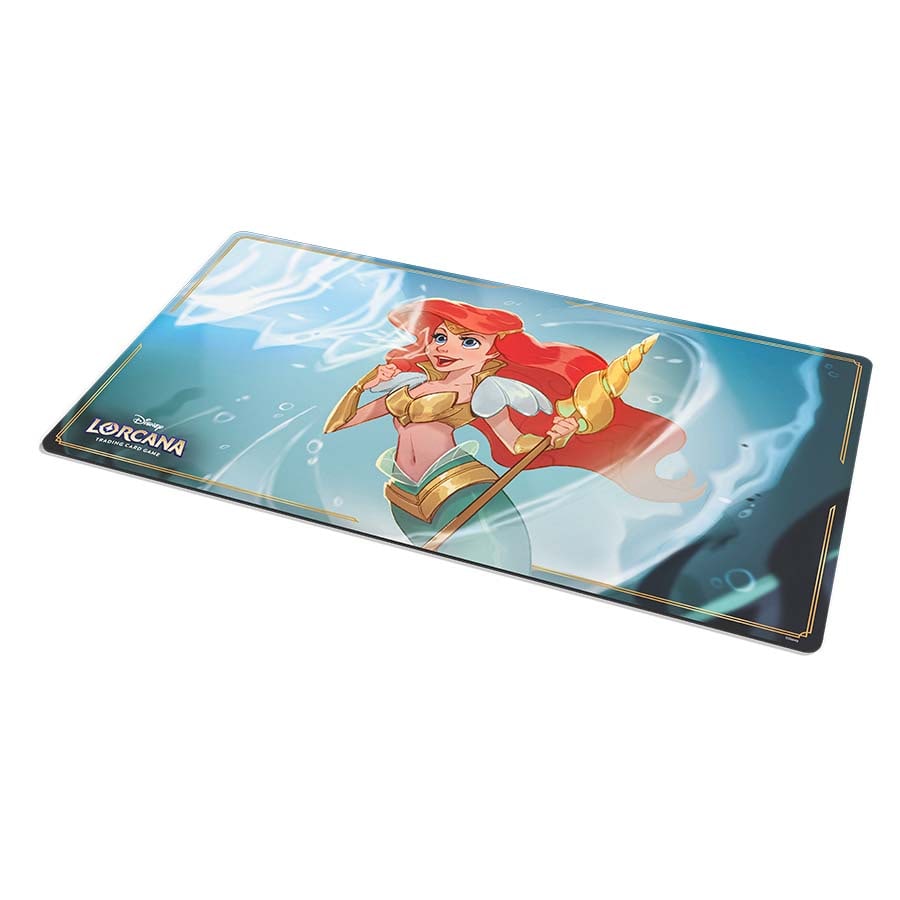 Ravensburger Disney Lorcana TCG Winterspell Playmat Featuring Ariel - Sonic Warrior